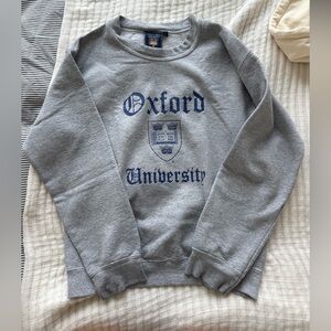 Oxford University Gray Sweatshirt S